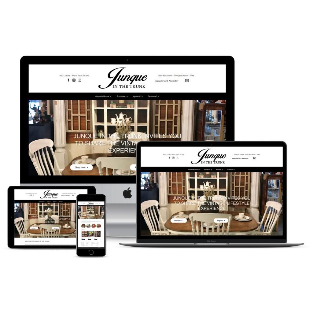 Innovative Solutions Website & Graphic Design Junque In The Trunk Waco