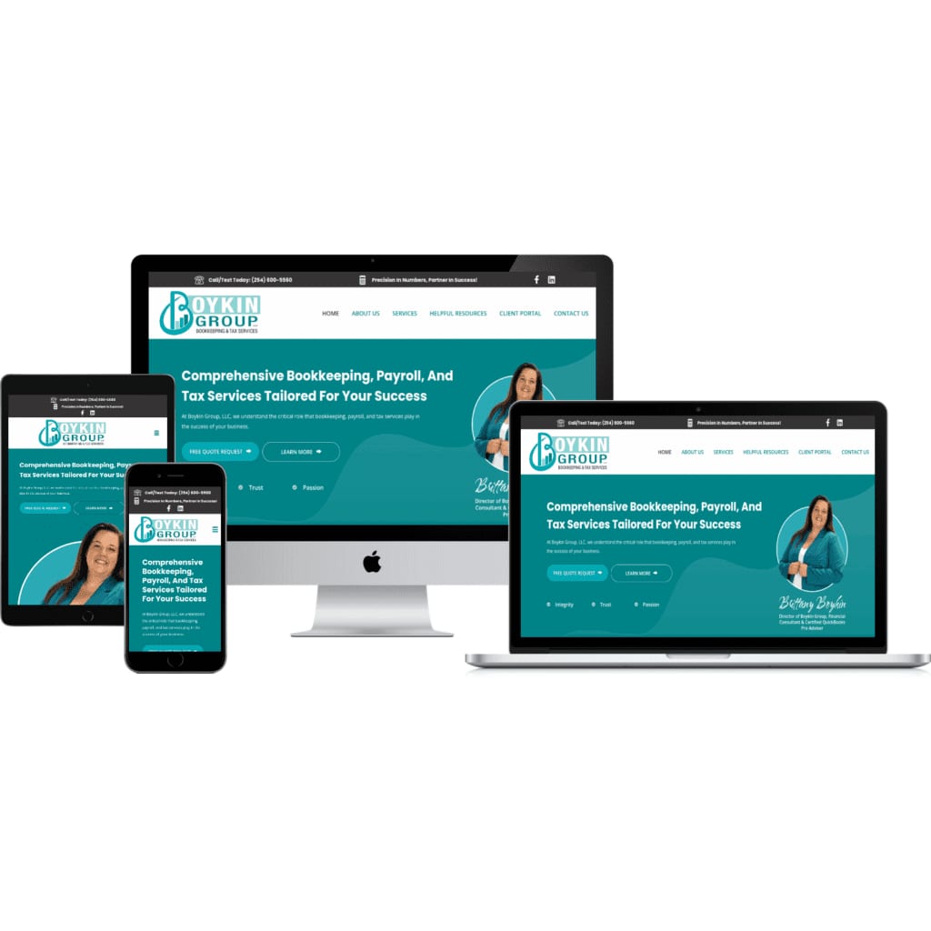 Innovative Solutions Waco - Boykin Group Bookkeeping Website Design