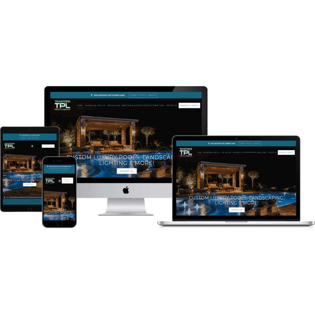 Innovative Solutions - Traditions Pool & Landscaping Website Design