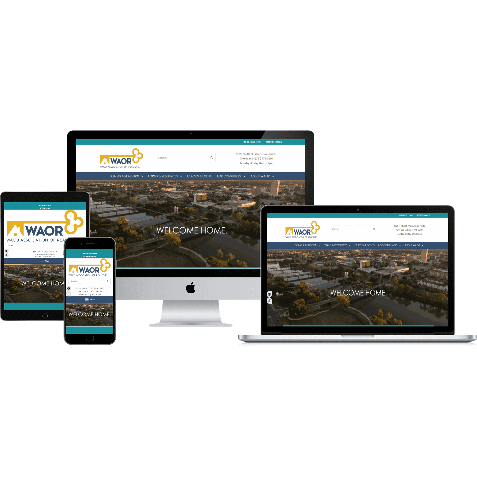 Waco Association of Realtors Website Design - Innovative Solutions